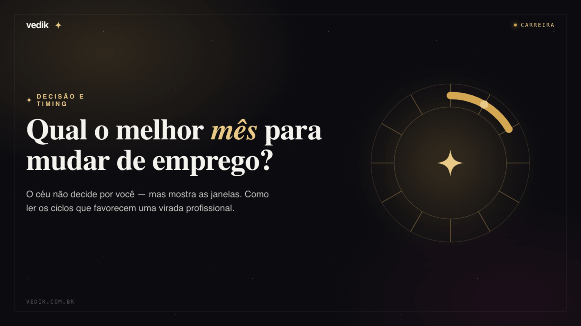 Como identificar o melhor período para mudar de emprego usando análise do mapa astral e ciclos astrológicos.